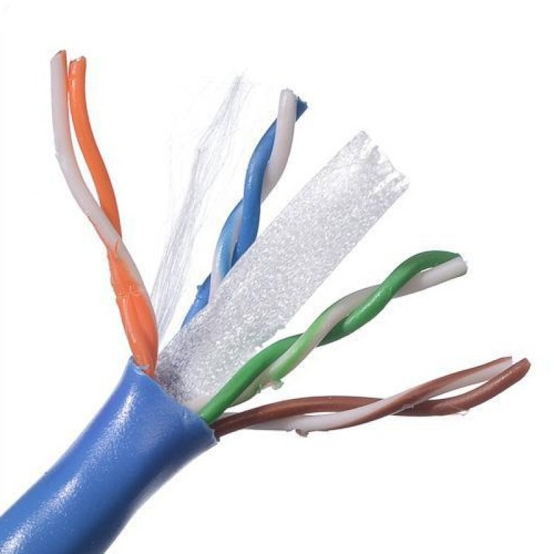 BELDEN 2412006A1000- Cable UTP 100% cobre / Categoria 6+ / IBDN / GIGAFLEX 2412 CMR / Color azul / Bobina de 305 Mts
